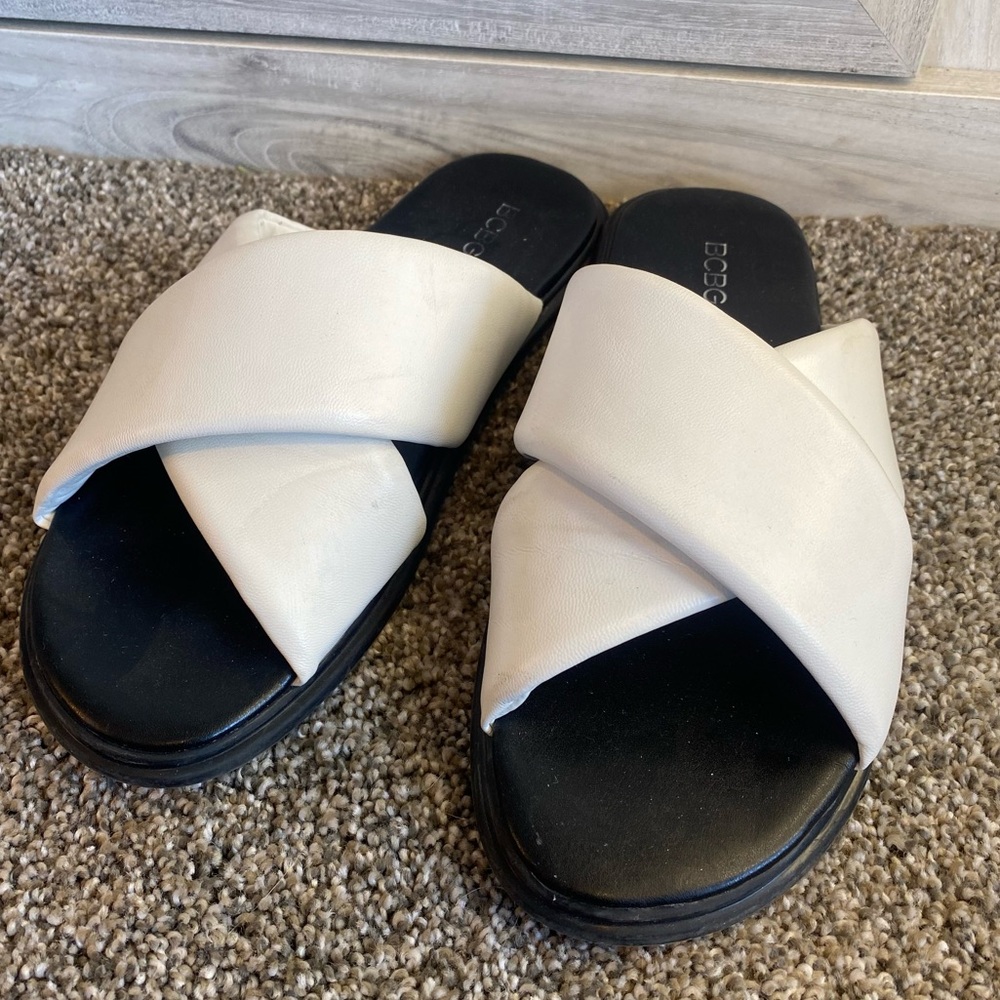 Bcbgeneration Eloise Crossover Strap Slide Sandal… - image 1